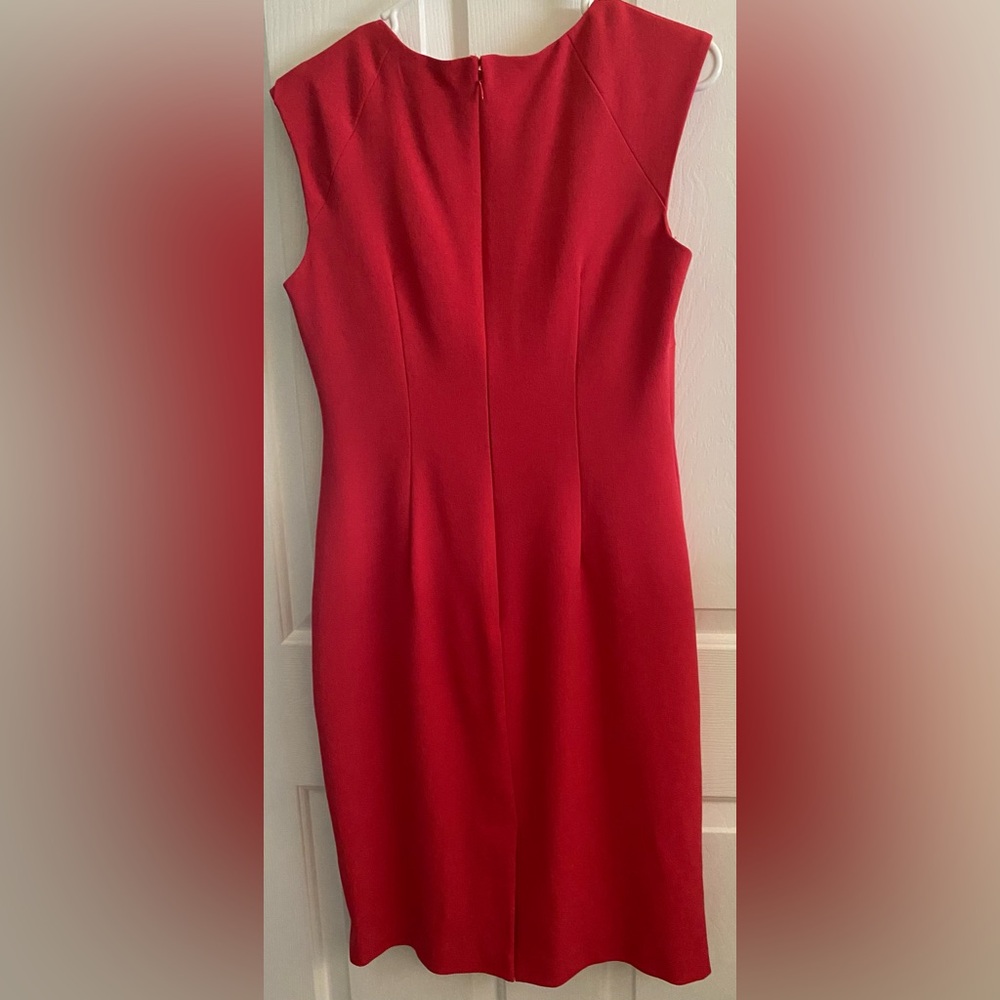 Adrianna Papell Red Midi Dress - Picture 2 of 14